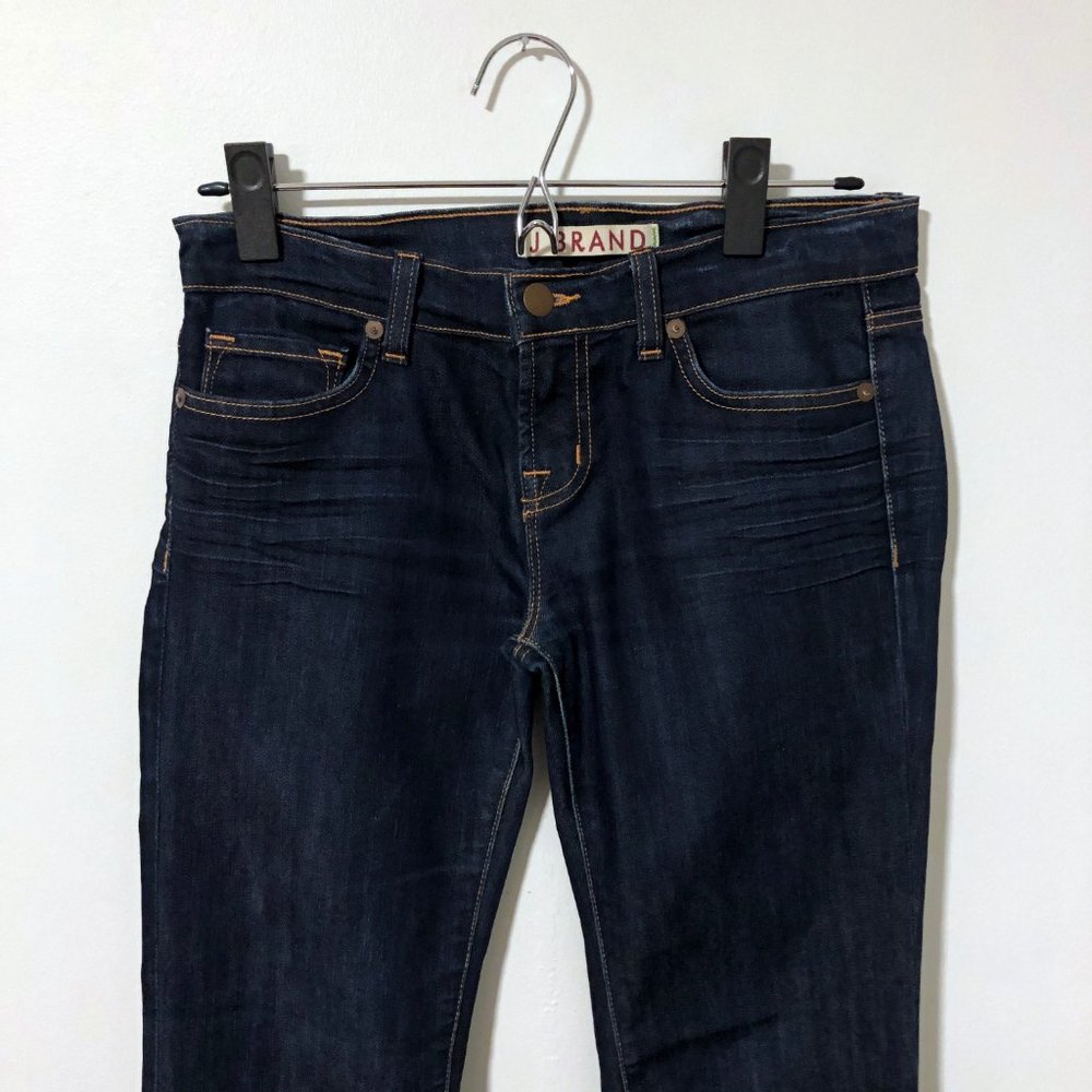 J BRAND Cigarette Leg Jeans Dark Ink Wash Sz 26 - Picture 4 of 8